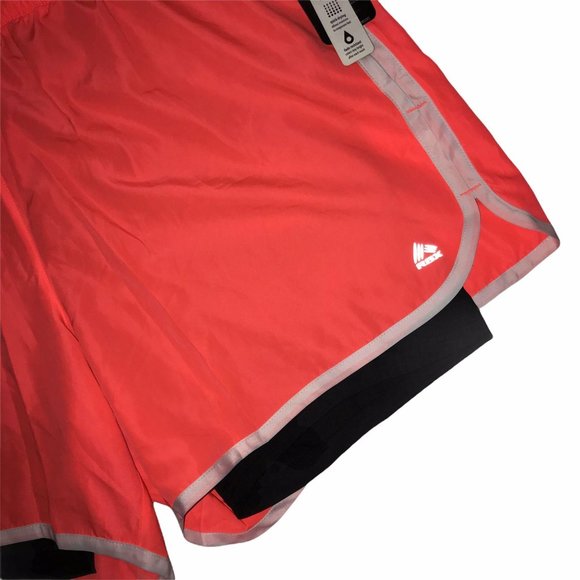 NWT RBX Active Performance Quick Drying Bright Neon Orange Athletic Shorts 3X - Picture 5 of 8